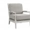 Saraid Accent Chair AC01164 in Gray Linen & Light Oak by Acme