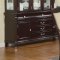 Merlot Cappuccino Finish Contemporary Dining Buffet