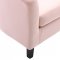 Prospect Accent Chair Set of 2 in Pink Velvet by Modway