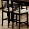 Capuuccino Finish Counter Height Dinette w/Lazy Susan