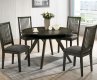 Cherie 5Pc Modern Mid-Century Dinette Set CM3724RT in Grey