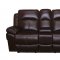 Warner Power Motion Sofa in Wine Fabric by NCFurniture