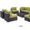 Convene Outdoor Patio Sofa Set 8Pc 2205 Choice of Color - Modway