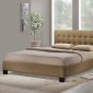 Caitlin Bed in Latte Fabric by Modway