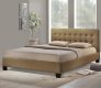 Caitlin Bed in Latte Fabric by Modway