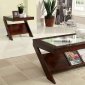 CM4004 Vint Coffee Table in Dark Cherry w/Optional End Table