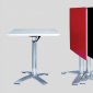 White or Black Contemporary Folding Square Bar Table