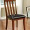 Foxville CM3914-T Dining Table 5Pc Set in Cherry w/Options