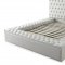 Landmark Upholstered Bed B301 in White Vinyl