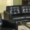 8421 Sofa in Black Bonded Leather w/Options