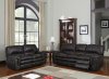 U8305 Motion Sofa in Seal Bonded Leather by Global w/Options