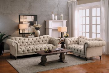 St. Claire Sofa 8469 in Fabric by Homelegance w/Options [HES-8469 St. Claire]