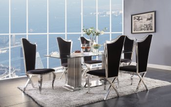 Cyrene Dining Table 62075 by Acme w/Optional 62079 Chairs [AMDS-62075-62079 Cyrene]