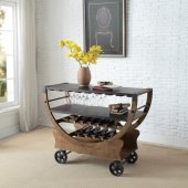 Amara 4618-07 Kitchen Cart with Wheels by Homelegance