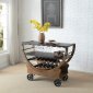 Amara 4618-07 Kitchen Cart with Wheels by Homelegance