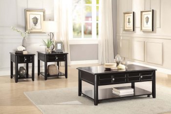 Carrier 3257RF Coffee Table 3Pc Set in Espresso by Homelegance [HECT-3257RF Carrier]