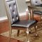 D4183 Dining Table in Silver Tone w/Optional Side Chairs