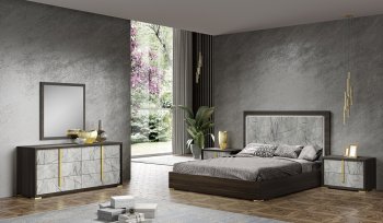 Travertine Premium Bedroom by J&M w/Optional Casegoods [JMBS-Travertine]