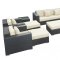 Eclipse Outdoor Patio Sofa 9Pc Set Choice of Color by Modway