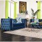 Salvatore Sofa SM2280 in Lapis Blue Velvet Fabric w/Options