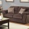 Valentina Sofa 9619CH in Chocolate Microfiber by Homelegance