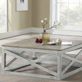 Avianna 3Pc Coffee & End Table Set 81265 in Antique White - Acme