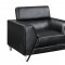 U8210 Sofa in Black PU by Global w/Options