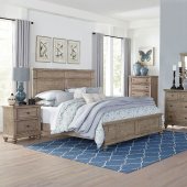 Barbour Bedroom 1766 in Whitewash Oak by Homelegance w/Options