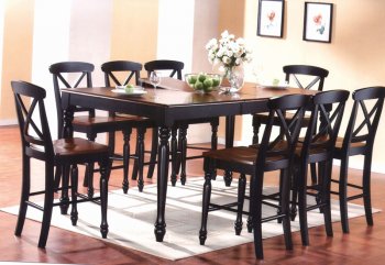 Two-Tone Finish Modern 9Pc Counter Height Dining Set [YTDS-RL4100-Roland]