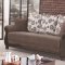 Syracuse Sofa Bed in Brown Fabric by Empire w/Options