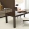 Brown Color Lacquered Finish Contemporary Dining Table