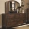 Laughton Bedroom Set 203261 in Rustic Brown by Coaster