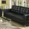 8421 Sofa in Black Bonded Leather w/Options