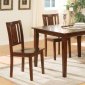 Dark Cherry Finish Casual 5Pc Dinette Set