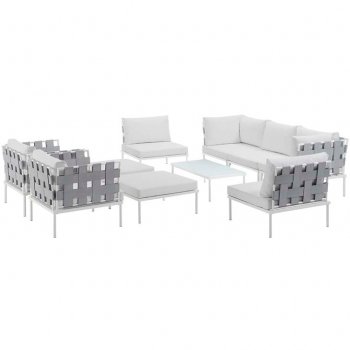 Harmony EEI-2616 10Pc Outdoor Patio Set by Modway [MWOUT-EEI-2616-SET]