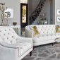 Avonlea Sofa 509161 Off-White Velvet by Coaster w/Options