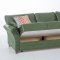 Brady Samba Green Sofa Bed by Istikbal w/Options