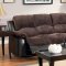 Cranley Motion Sofa 9700FCP in Chocolate Fabric by Homelegance