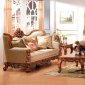 Floral Chenille Traditional Sofa, Loveseat & Chair Set