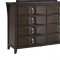 Monterey Bedroom Set 5Pc in Mahogany by Global w/Options