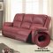 Zuriel Motion Sofa LV52150 in Red PU by Acme w/Options