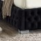 Sedona Upholstered Bed in Black Velvet Fabric w/Options