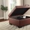 Mendota Storage Cocktail Ottoman 4740BG by Homelegance