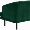 Rory Sofa 689 in Green Velvet Fabric by Meridian w/Options