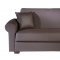 Floris Escudo Sofa Bed in Brown Leatherette w/Optioins