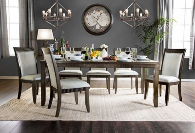 Forbes I CM3435T Dining Table in Gray w/Options