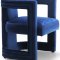 Blair Accent Chair 524 Set of 2 in Navy Velvet by Meridian