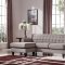 Tawny Sofa & Ottoman Set MB-1667 in Brow-Grey Fabric by VIG