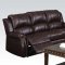 50775 Josef Motion Sofa in Brown Microfiber by Acme w/Options