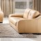 8266 Sofa in Beige Leather by ESF w/Optional Loveseat & Chair